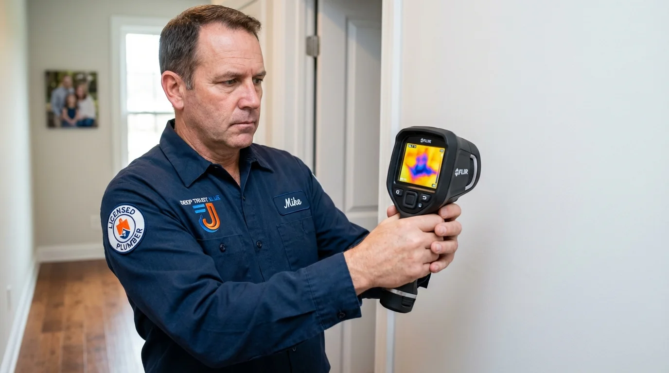Thermal imaging leak detection by Johns Plumbing LLC in Crofton